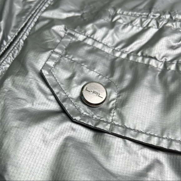 Lauren Active Ralph Lauren Performance Silver Metallic Drawstring Waist Vest - Picture 10 of 17